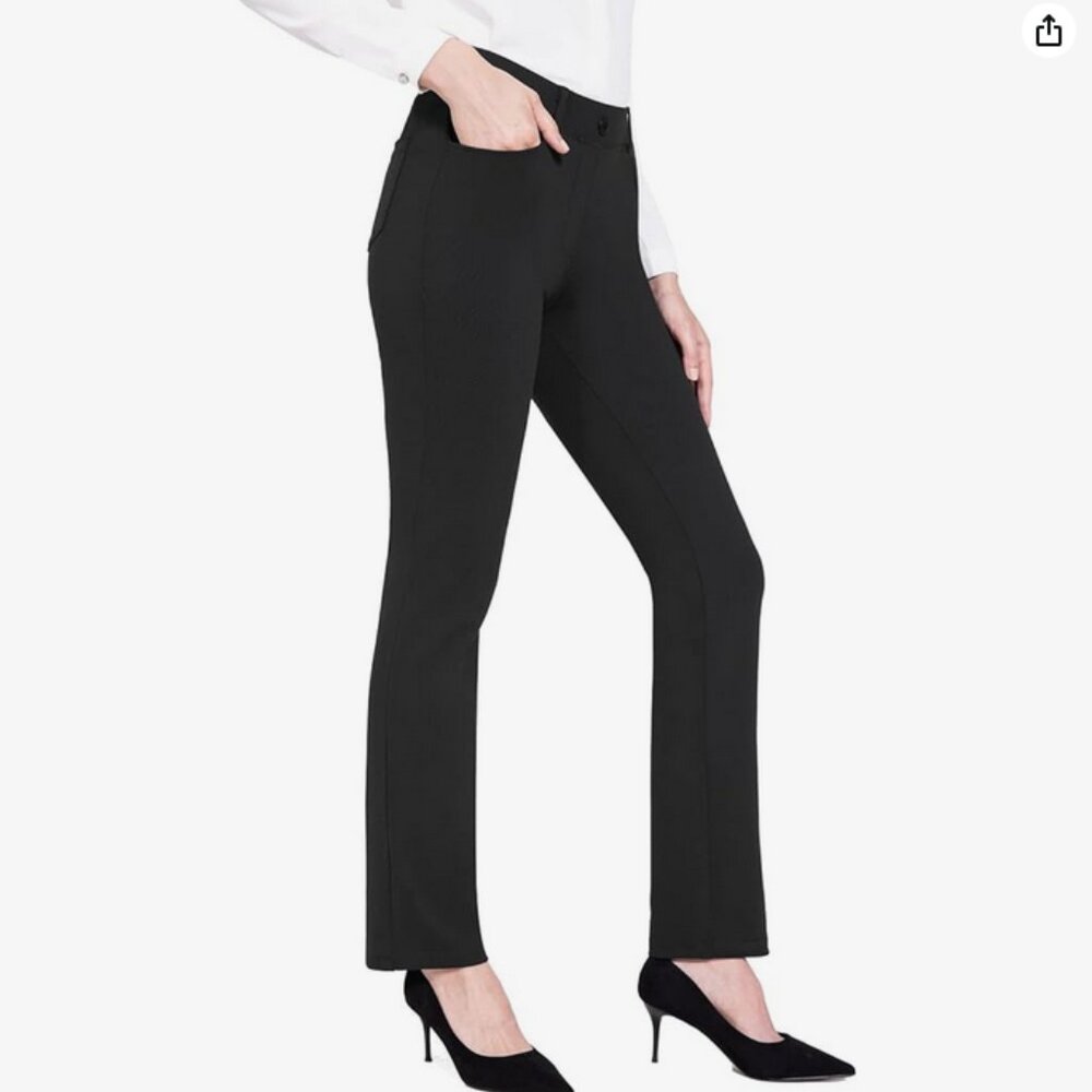Baleaf Black Yoga Dress Pants - Small Petite
